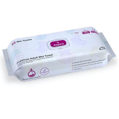 ASPIRE WET TOWELS (ADULT) 80 PCS